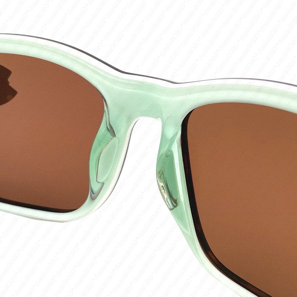 Costa Del Mar Panga 580P Shiny Tortoise White Seafoam Polarized Sunglasses - Picture 9 of 11